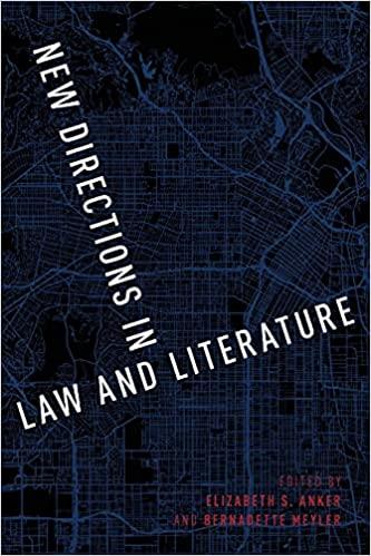 Simon Stern (contributor), "Legal and Literary Fictions" in New Directions in Law and Literature 